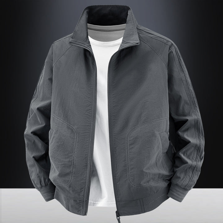 Herren Freizeitjacke mit hohem Kragen Drune