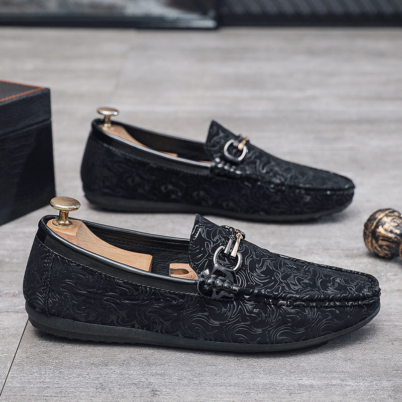 Herren Elegante Mokassins mit Prägung