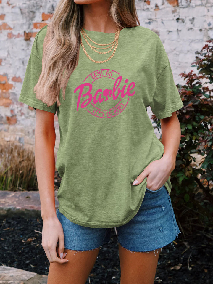 Frauen Grafik Party T-Shirt Drune