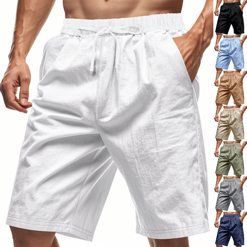 Herren bequeme Cargo-Shorts mit elastischem Bund und großzügigen Taschen Drune