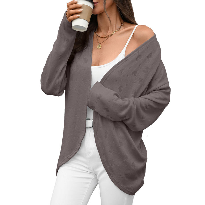 Damen Oversized Pulloverjacke Drune