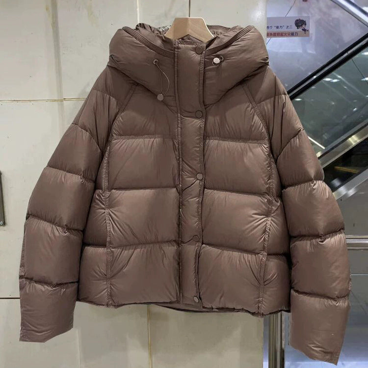 Damen Steppjacke mit Kapuze Drune
