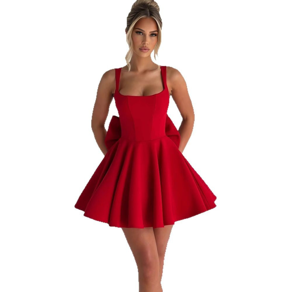 Damen Skaterkleid mit elegantem Schnitt und trägerlosem Design Drune