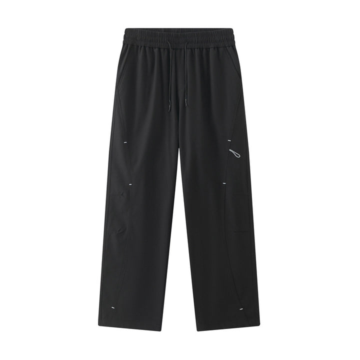 Herren Weite Relaxed-Cargo-Freizeithose mit Tunnelzugbund & Multifunktions‑Taschen Drune