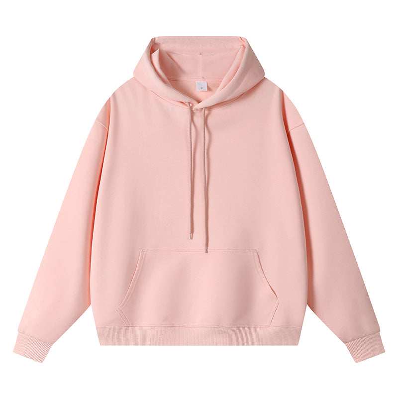 Unisex Oversize-Kapuzenpullover mit Kängurutasche und Rippbündchen Drune
