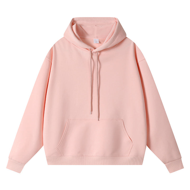 Unisex Oversize-Kapuzenpullover mit Kängurutasche und Rippbündchen Drune