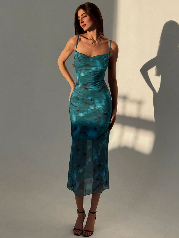 Damen Bodiescon Cocktailkleid Drune