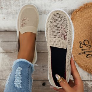 Damen Atmungsaktive Slip-On Sneakers Drune