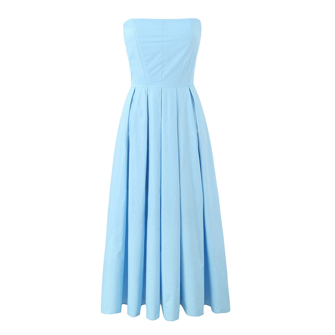 Damen elegantes corsagenfreies Abendkleid Drune