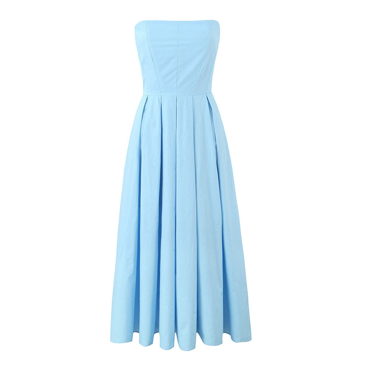 Damen elegantes corsagenfreies Abendkleid Drune