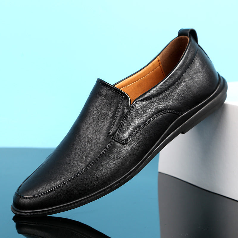 Herren Eleganter Slip-On Business-Halbschuh mit gepolstertem Komfortfußbett Drune