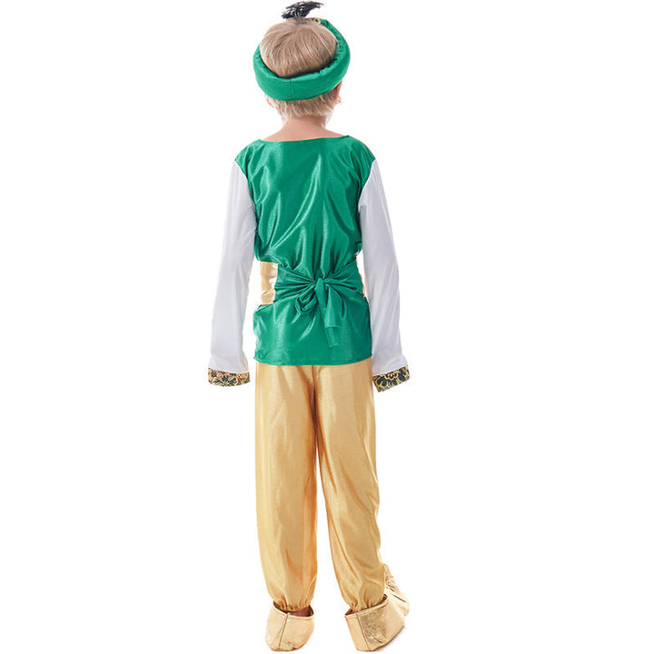 Jungen Märchenkostüm als Zauberer Drune