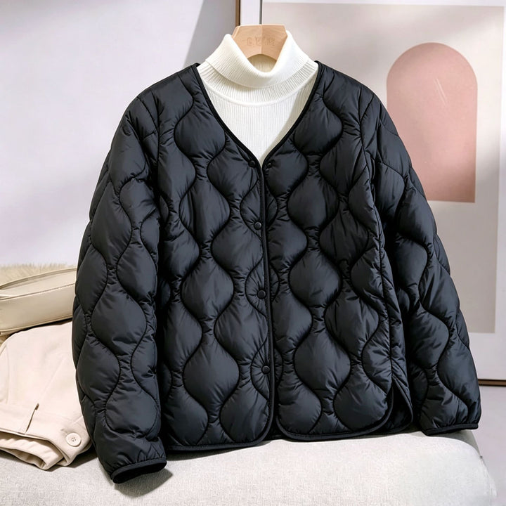 Damen Stilvolle, wattierte Freizeitjacke Drune
