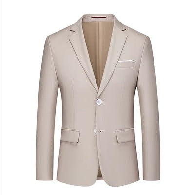 Herren nan tailliertes Sakko mit schmaler Silhouette, Stretchanteil und Pattentaschen Drune