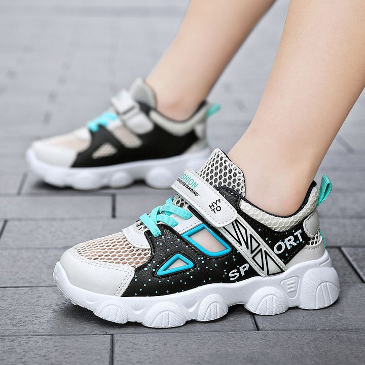 Damen Bequeme Sport Sneakers mit atmungsaktiver Mesh-Oberfläche Drune