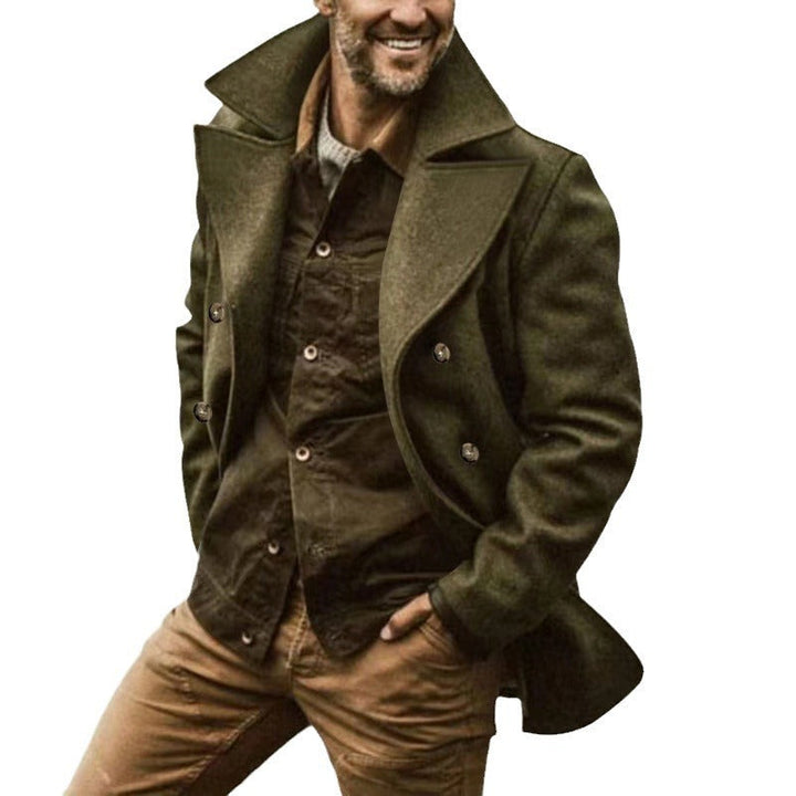 Herren Wollmantel mit Elegantem Schnitt & Peacoat-Design | Drune