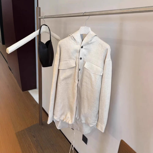 Damen Leichte Übergangsjacke mit Kapuze Drune