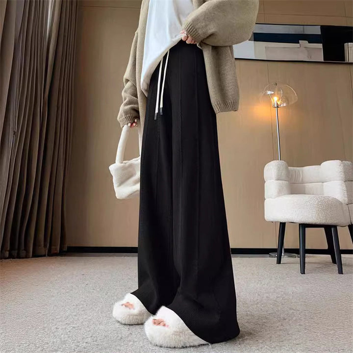Damen Weit geschnittene Freizeithose mit elastischem Bund und praktischen Taschen Drune