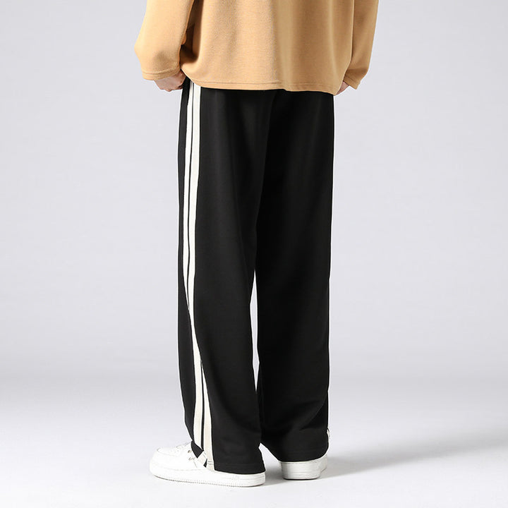 Herren Relaxed-Fit Lounge‑Hose mit markanten Seitenstreifen & verstellbarem Tunnelzug Drune