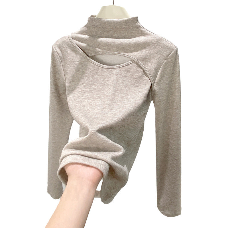 Damen Langarmshirt mit modischem Cut-Out Drune