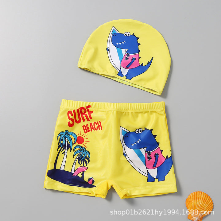Jungen Schwimmset mit fröhlichem Dinosaurier-Motiv Drune