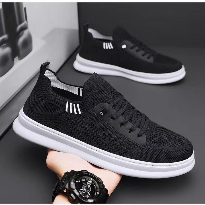 Damen Sportliche Sneakers mit atmungsaktiver Strickoberfläche und flexibler Sohle Drune