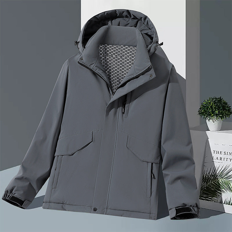 Herren Wetterfeste technische Jacke Drune