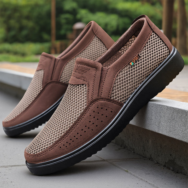 Damen Atmungsaktive Slip-On Sneakers mit rutschfester Sohle Drune