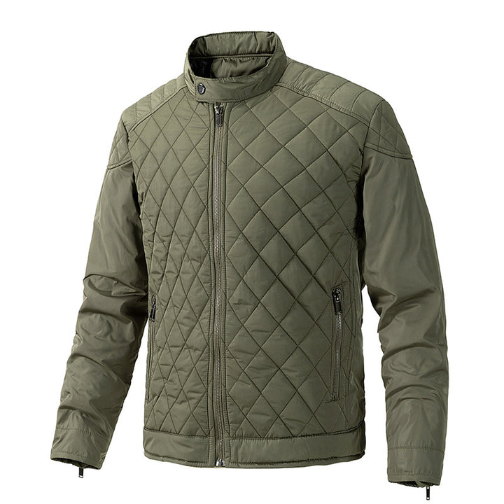 Herren Steppjacke mit hohem Kragen und wasserdichter Ausstattung Drune