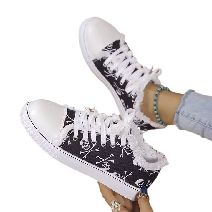 Damen Freizeitsneaker mit modischem Denim-Design und rutschfester Gummisohle Drune
