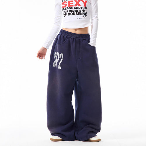 Damen Weite Sporthose Drune