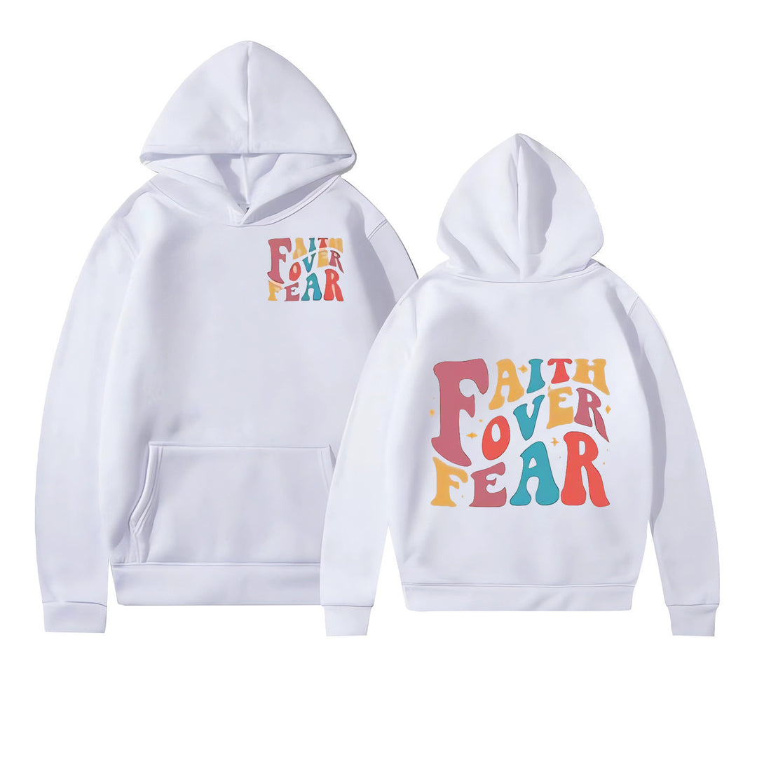 Damen Hoodie mit einzigartigem Grafikanzeige Drune