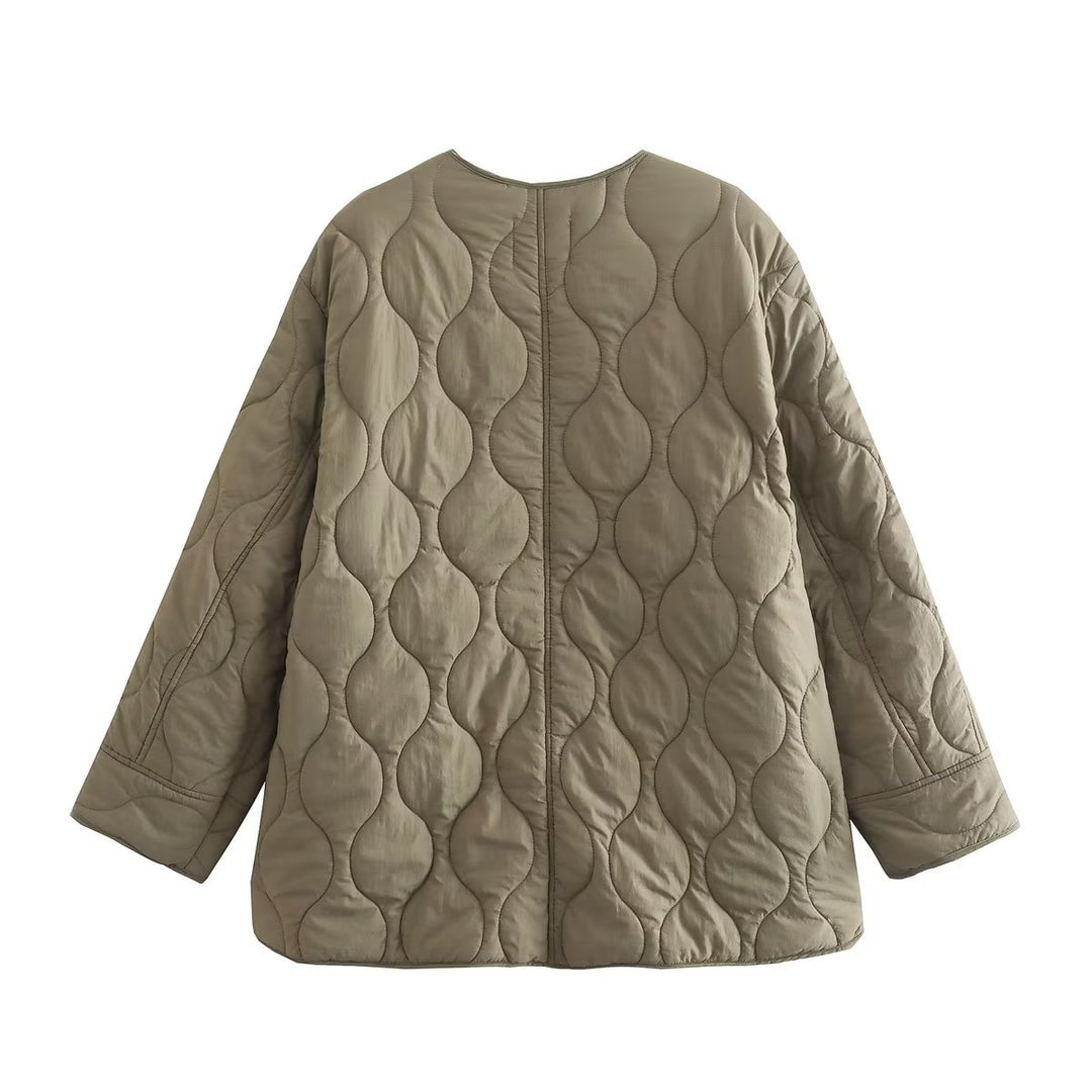Femme Wattierte Utility-Jacke Drune