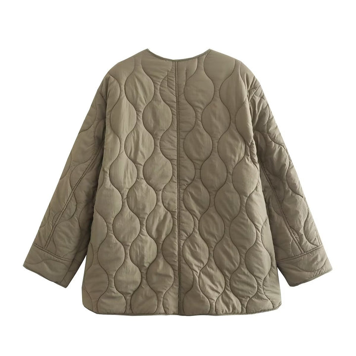 Femme Wattierte Utility-Jacke Drune