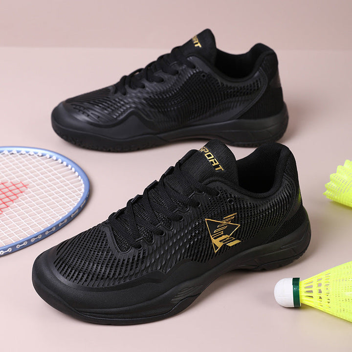 Damen Sportliche Badmintonschuhe mit rutschfester Sohle und atmungsaktiven Mesh-Einsätzen Drune