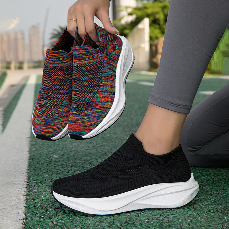 Damen Strick-Slip-On Sneaker mit ergonomischer Komfort-Sohle Drune