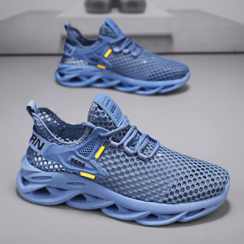 Herren Atmungsaktiver Knit-Sneaker mit elastischem Einstieg und skulpturaler Hohlkammer-Sohle Drune