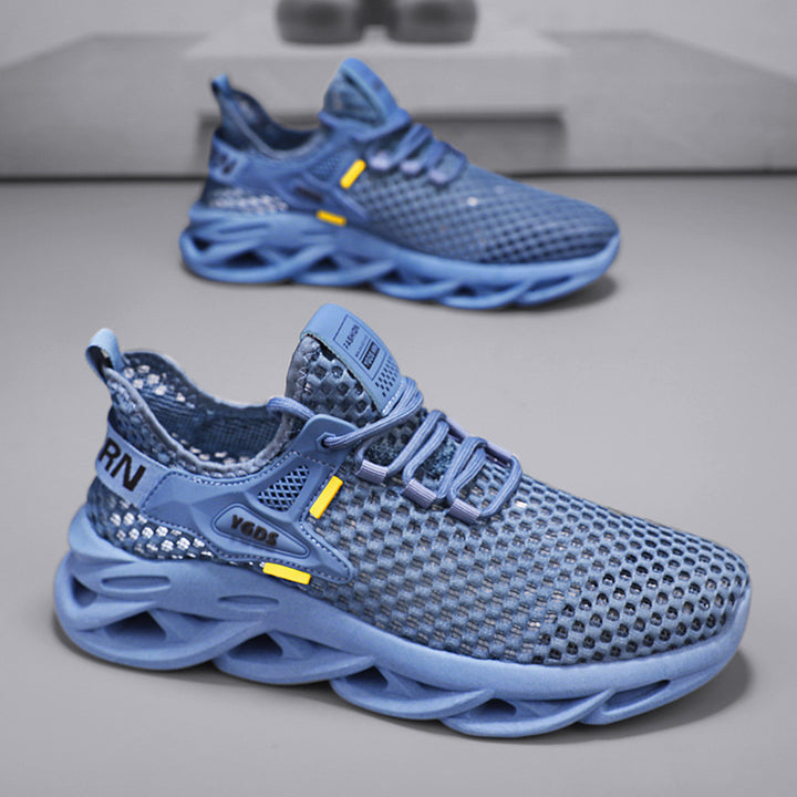Herren Atmungsaktiver Knit-Sneaker mit elastischem Einstieg und skulpturaler Hohlkammer-Sohle Drune