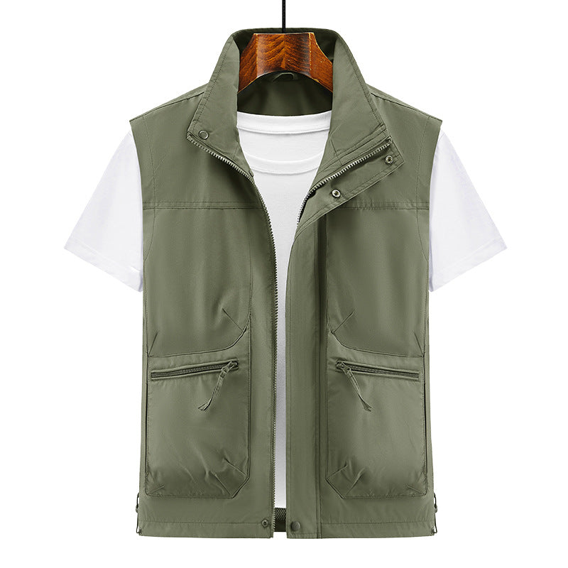 Herren Multifunktionale Outdoor-Jacke mit hohem Kragen Drune