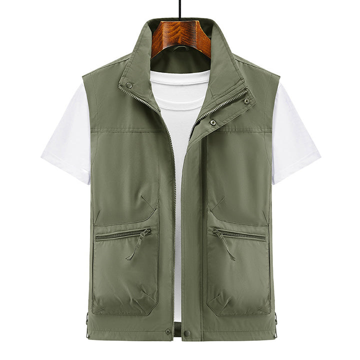 Herren Multifunktionale Outdoor-Jacke mit hohem Kragen Drune
