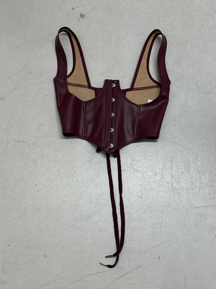Damen Rüschenshirt mit Spitzenakzenten und Corsagen-Look Drune
