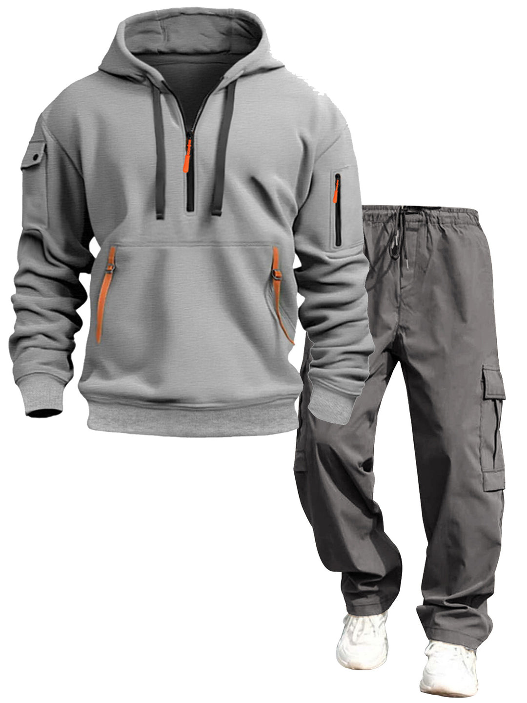 Herren lässiger Kapuzenpullover und Jogginghose Drune