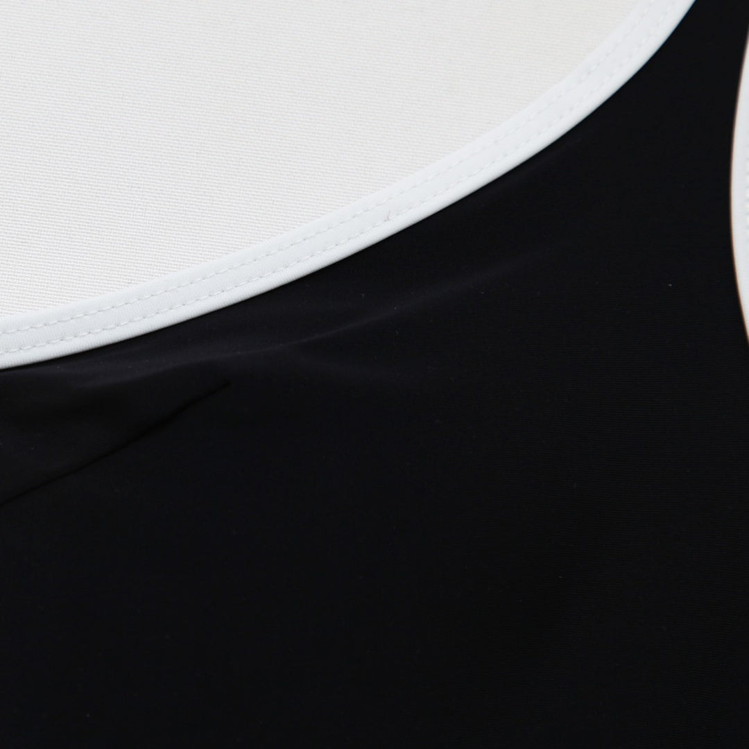 Damen Einteiliger Badeanzug mit trendigem Kreuzträger-Design Drune