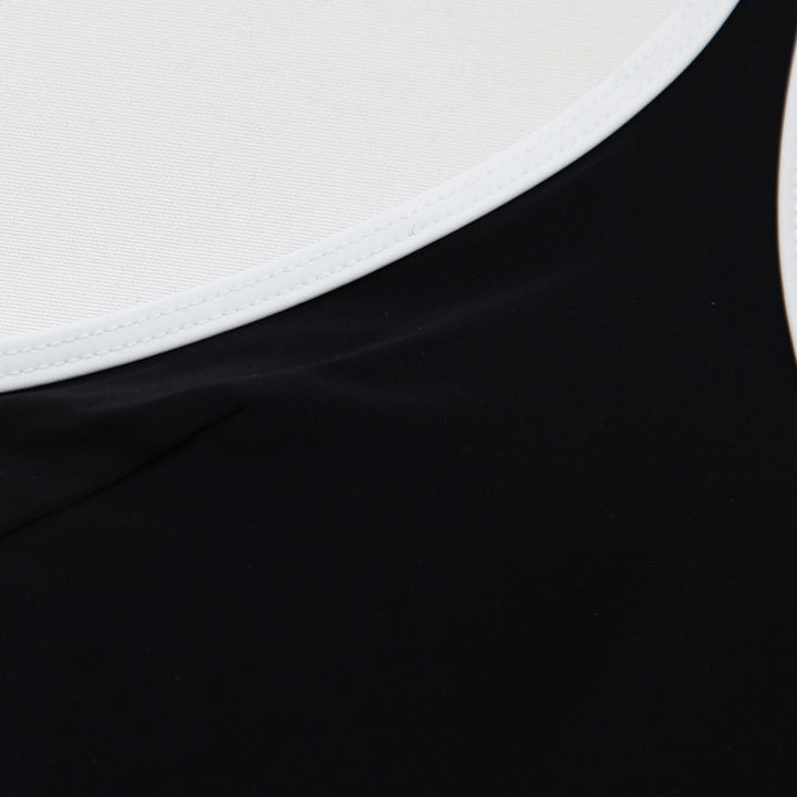 Damen Einteiliger Badeanzug mit trendigem Kreuzträger-Design Drune