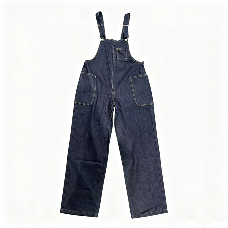 Herren Modische Denim-Latzhose Drune