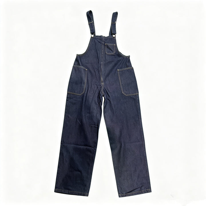 Herren Modische Denim-Latzhose Drune