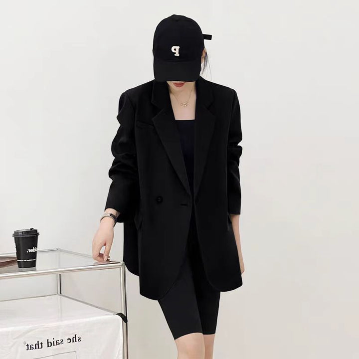 Damen Eleganter oversized Blazer mit strukturiertem Schnitt Drune