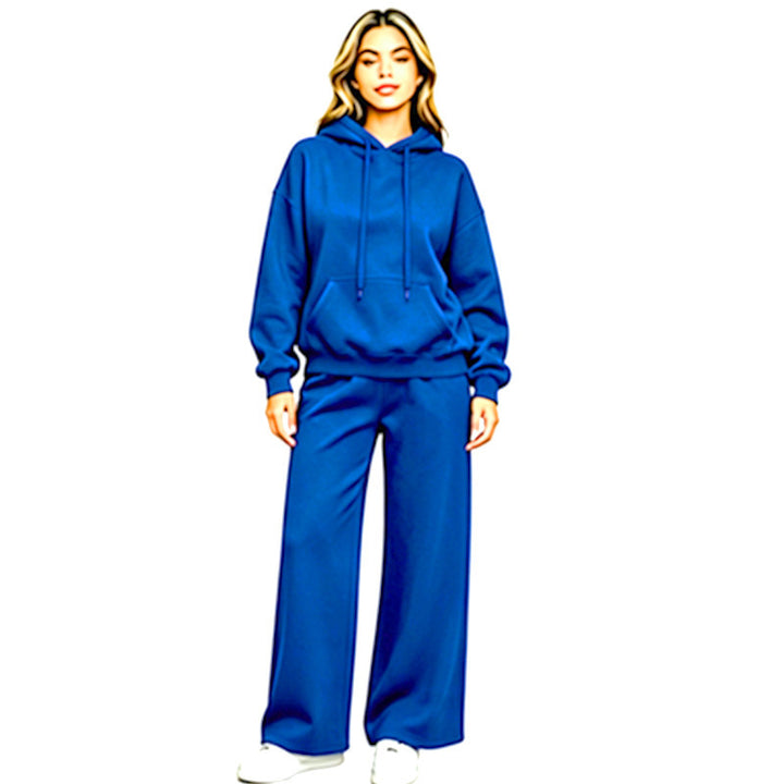 Damen Bequemer Oversized Hoodie mit weiten Jogginghosen Drune