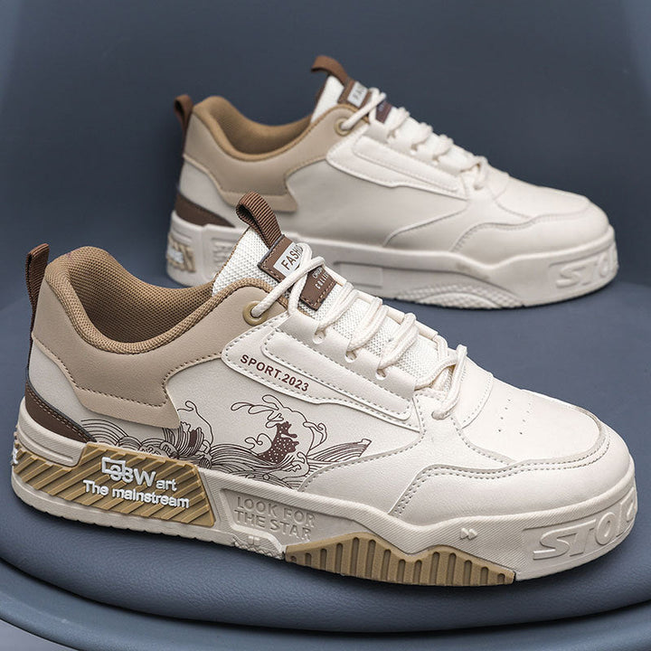Damen Sportliche Sneakers mit kunstvollem Grafikdesign und rutschfester Sohle Drune