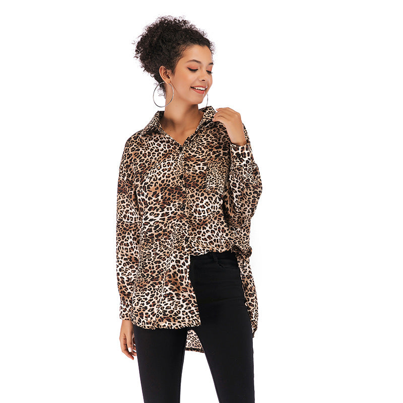 Damen Bedruckte Hemdbluse mit grafischem Patchwork-Print & Knopfleiste Drune